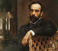 Левитан Исаак Ильич (портрет работы Серова)