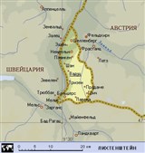 Лихтенштейн (географическая карта)