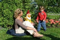 Лобачева Ирина Викторовна с сыном (2006)