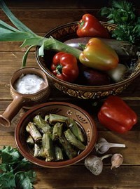 Лук-порей фаршированный