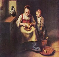 МАС Николас (Женщина, чистящая свеклу)