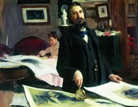 МАТЭ Василий Васильевич (портрет работы Б.М. Кустодиева)