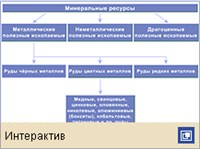 МИНЕРАЛЬНЫЕ РЕСУРСЫ (виды)
