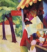 Маке Огюст (Перед шляпным магазином)