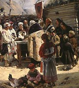 Маковский Владимир Егорович (Молебен на Пасху)