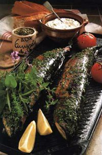 Макрель в яблочном соусе