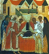 Мария (положение ризы и пояса)