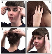 Массаж Шиацу при болях в теменной области головы