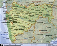 Махараштра (географическая карта)