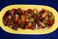 Мидии в соусе «Тон-джан»