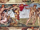 Микеланджело (Грехопадение и Изгнание из рая)