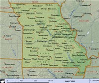 Миссури (географическая карта)