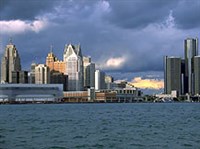 Мичиган (вид на Детройт)