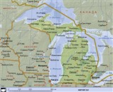 Мичиган (географическая карта)