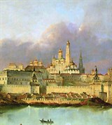 Москва (Вид Москвы времен Петра)