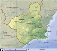 Мурсия (географическая карта)