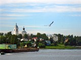 Мышкин (вид на город с Волги)
