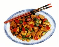 Мясо с орехами кешью