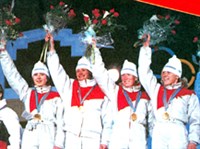 Нагейкина Светлана (с Ниной Гаврылюк, Тамарой Тихоновой и Анфисой Резцовой) [спорт]