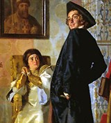 Неврев Николай Васильевич (Петр I в иноземном наряде)