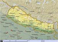 Непал (географическая карта)