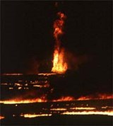 Нефть (горящая скважина)