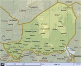 Нигер (географическая карта)