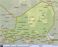 Нигер (географическая карта)