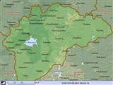 Новгородская область (географическая карта)