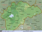 Новгородская область (географическая карта) (2)
