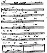 Нотное письмо (Ave Maria)