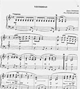 Нотное письмо (Yesterday)