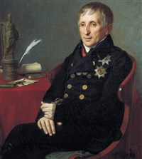 ОЛЕНИН Алексей Николаевич (портрет работы А.Г. Варнека)