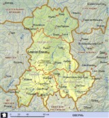 Овернь (географическая карта)