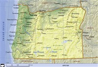 Орегон (географическая карта)