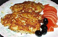 Отбивные из куриного филе в картошке