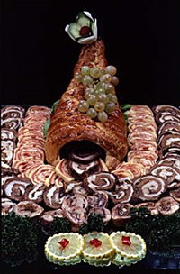 Оформление холодных закусок