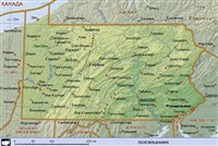 ПЕНСИЛЬВАНИЯ (географическая карта)