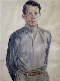 ПЛАСТОВ Аркадий Александрович (автопортрет)