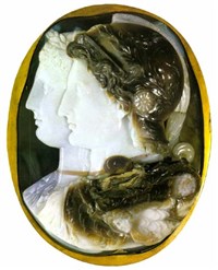 ПТОЛЕМЕИ Филадельф и Арсиноя (камея)