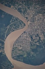 Парамарибо (вид из космоса)