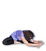 Пашимоттанасана к одной ноге