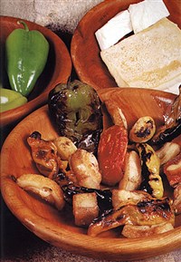 Перец на деревянных углях