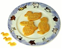 Печенья сырные в виде животных