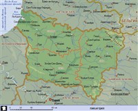 Пикардия (географическая карта)