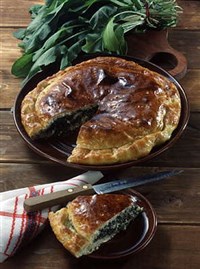 Пирог со щавелем