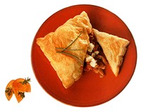 Пирог с грибами и сыром