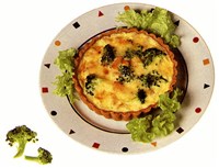 Пирог с индейкой и брокколи