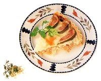 Пирог с инжиром и козьим сыром