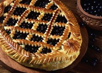 Пирог с черникой